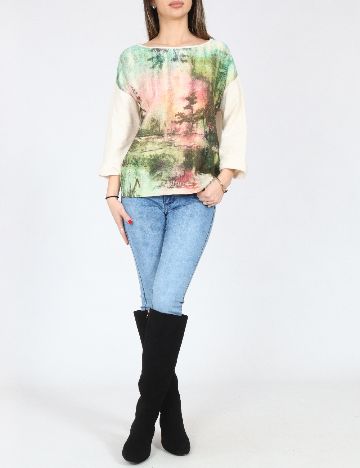 Bluza Oversize Zara, mix culori