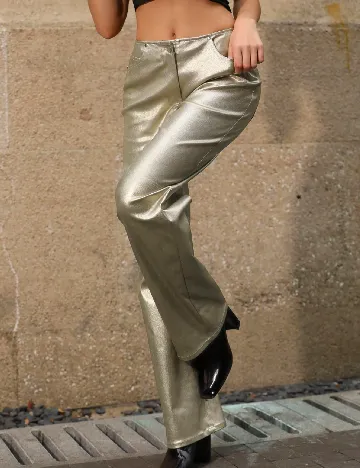 Pantaloni Anewsta, auriu