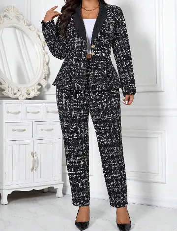 Compleu SHEIN CURVE, negru