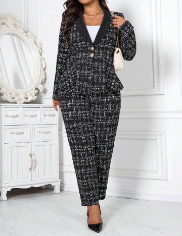 Compleu SHEIN CURVE, negru