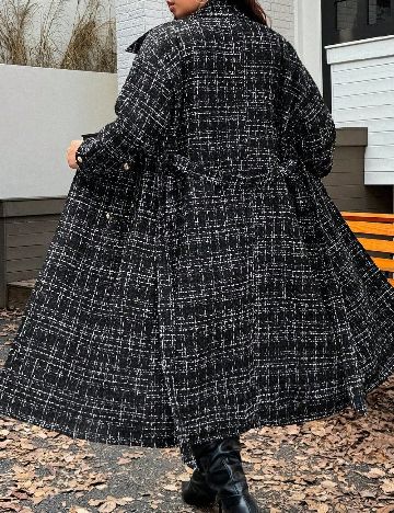 Palton SHEIN CURVE, negru