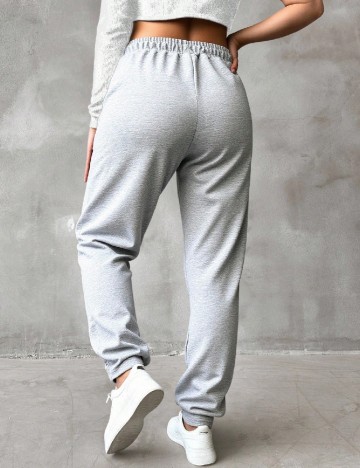 Pantaloni SHEIN CURVE, gri