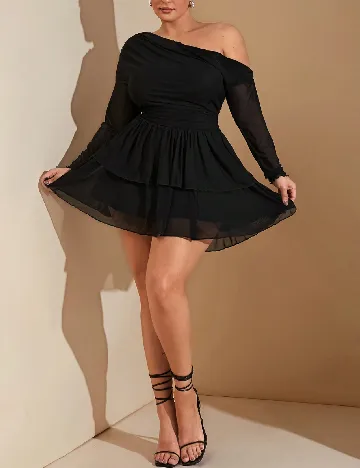 Rochie scurta SHEIN CURVE, negru