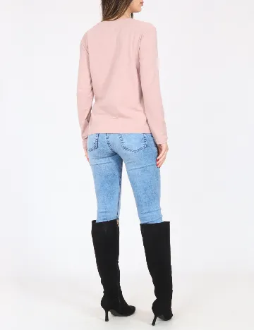 Bluza Zara, roz pudra inchis