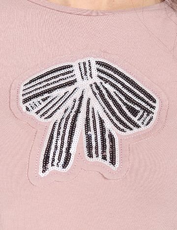 Bluza Zara, roz pudra inchis