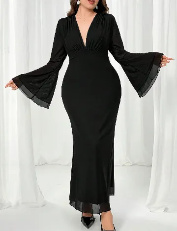 Rochie lunga SHEIN CURVE, negru