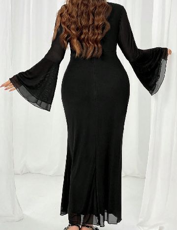 Rochie lunga SHEIN CURVE, negru