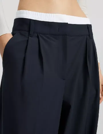 Pantaloni Bershka, bleumarin