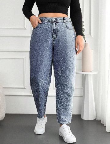 Blugi SHEIN CURVE, albastru