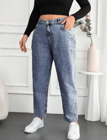 Blugi SHEIN CURVE, albastru