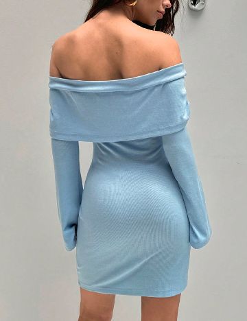 Rochie scurta SHEIN, albastru