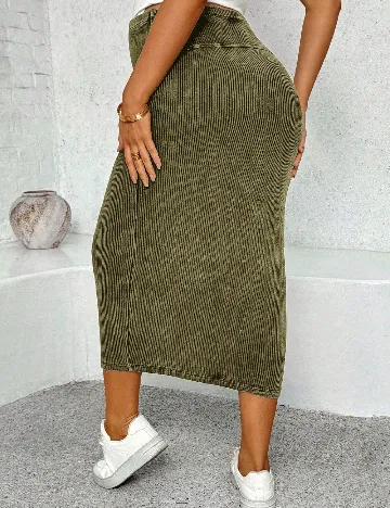 Fusta SHEIN Maternity, verde