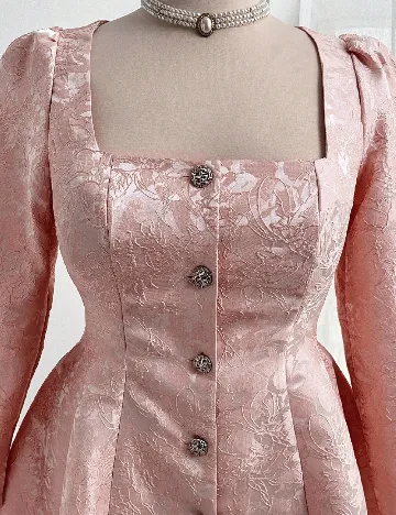 Rochie scurta SHEIN CURVE, roz