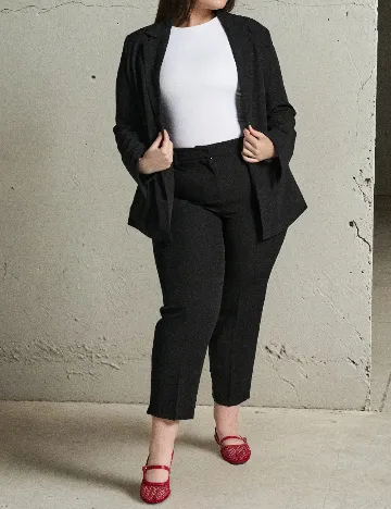 Pantaloni Sinsay Plus Size, negru