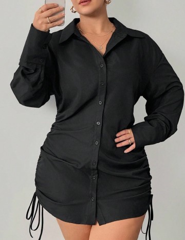 Rochie scurta SHEIN CURVE, negru