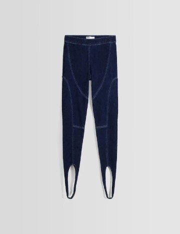 Pantaloni Bershka, bleumarin