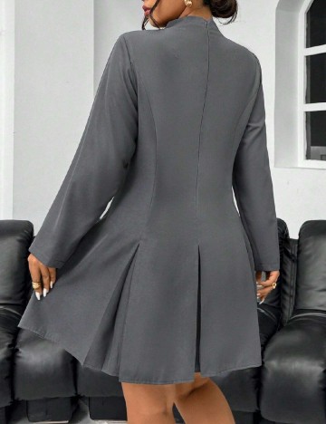 Rochie scurta SHEIN CURVE, gri