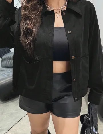 Jacheta SHEIN CURVE, negru