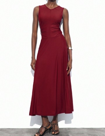 Rochie lunga SHEIN, grena