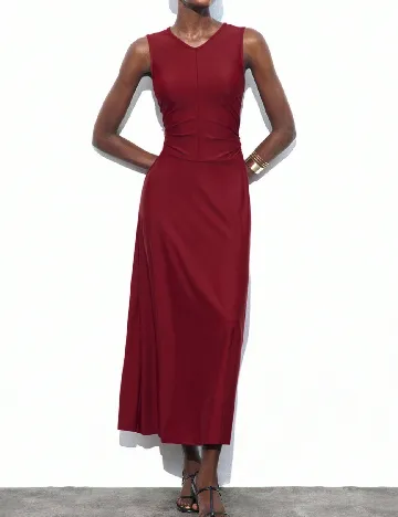 Rochie lunga SHEIN, grena