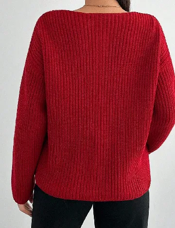 Cardigan SHEIN, rosu