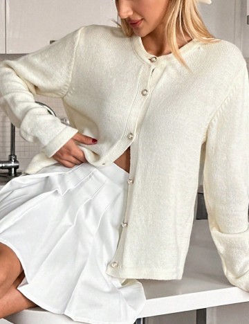 Cardigan SHEIN, ecru