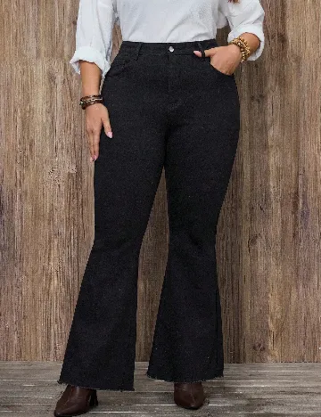 Blugi SHEIN CURVE, negru