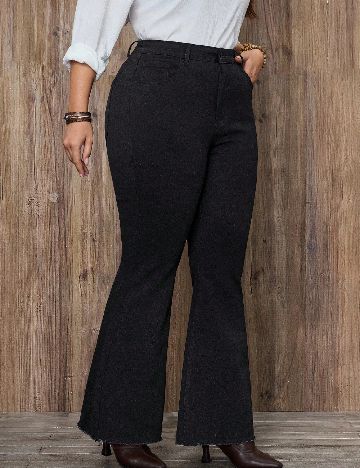 Blugi SHEIN CURVE, negru