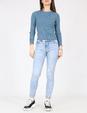 Blugi Bershka, albastru