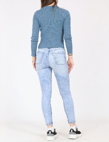 Blugi Bershka, albastru