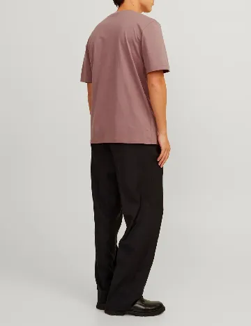 Tricou Jack&Jones, roz pudra inchis