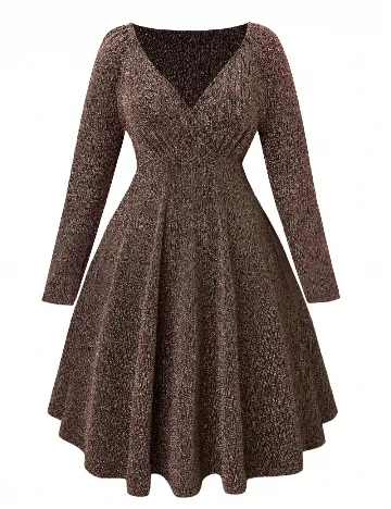 Rochie scurta SHEIN CURVE, mix culori