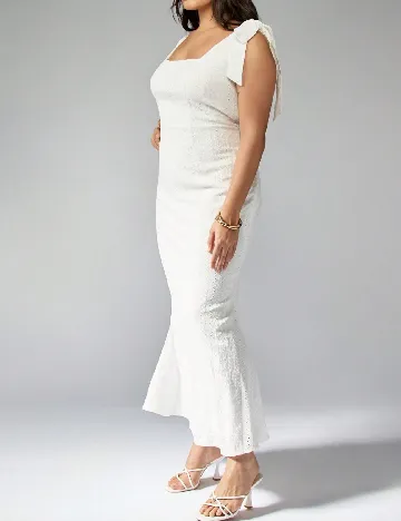 Rochie lunga MISSGUIDED Plus Size, albastru