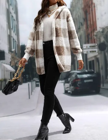 Jacheta SHEIN, alb/maro