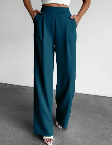 Pantaloni SHEIN, albastru