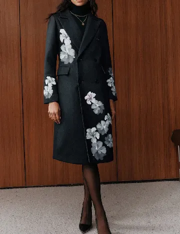 Palton Anewsta, negru