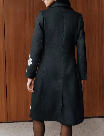 Palton Anewsta, negru