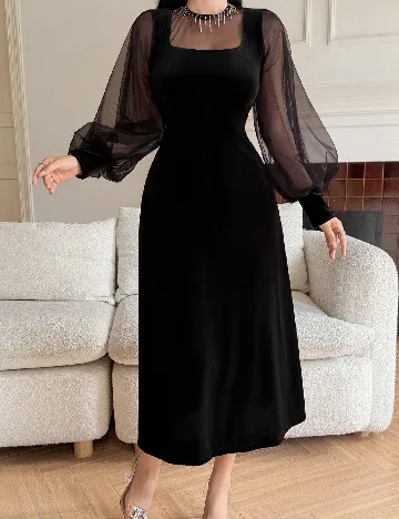 Rochie medie SHEIN, negru