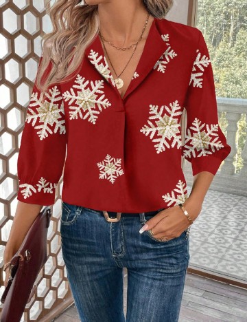 Camasa SHEIN CURVE, rosu