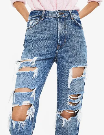 Blugi Bershka, albastru