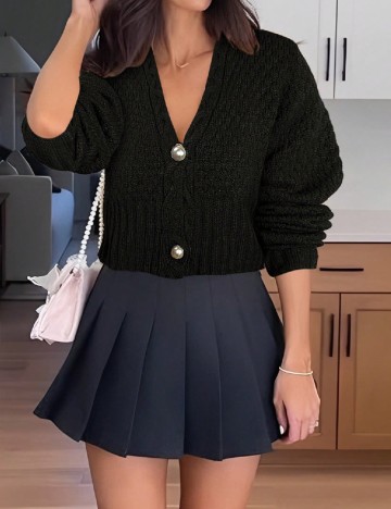 Cardigan SHEIN, negru