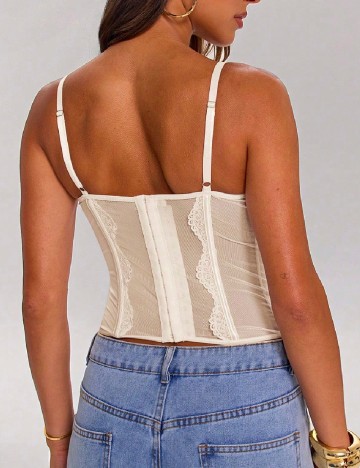 Corset SHEIN, crem