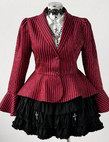 Sacou SHEIN CURVE, rosu