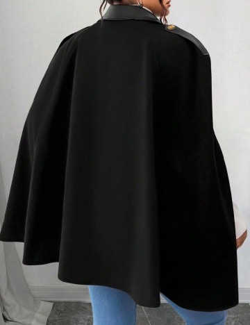 Poncho SHEIN CURVE, negru