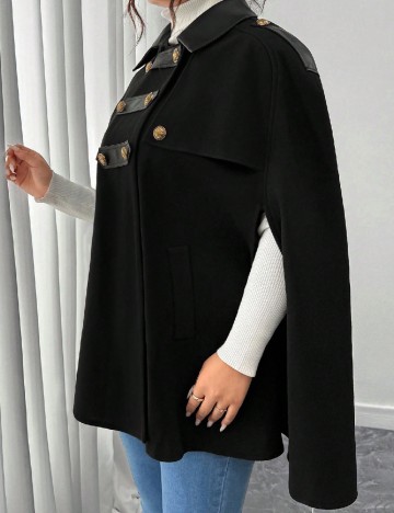 Poncho SHEIN CURVE, negru