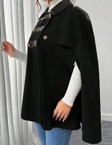 Poncho SHEIN CURVE, negru