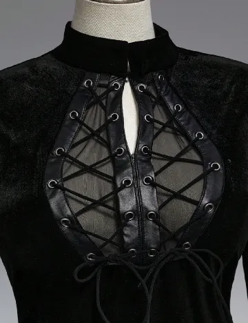 Rochie lunga Romwe Plus Size, negru