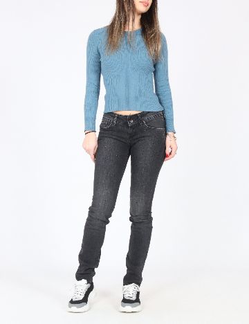 Blugi Zara, gri inchis