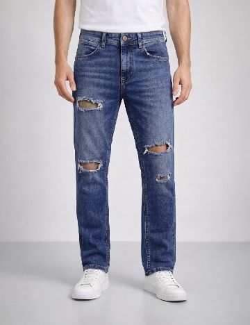 Blugi Bershka, albastru