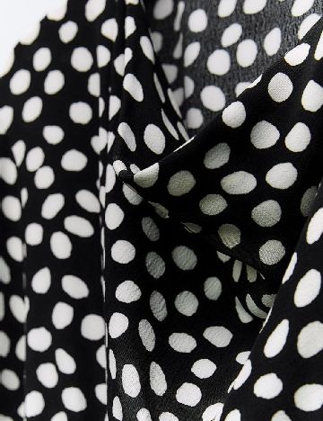 Rochie scurta Zara, negru/alb